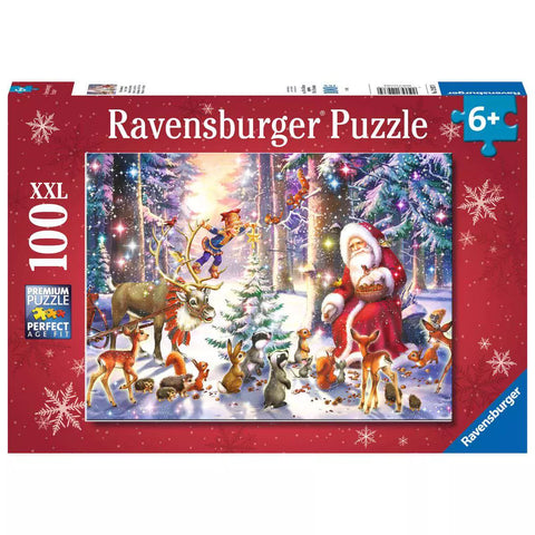 Verpackung Ravensburger Puzzle Waldweihnacht, 100 XXL-Teile
