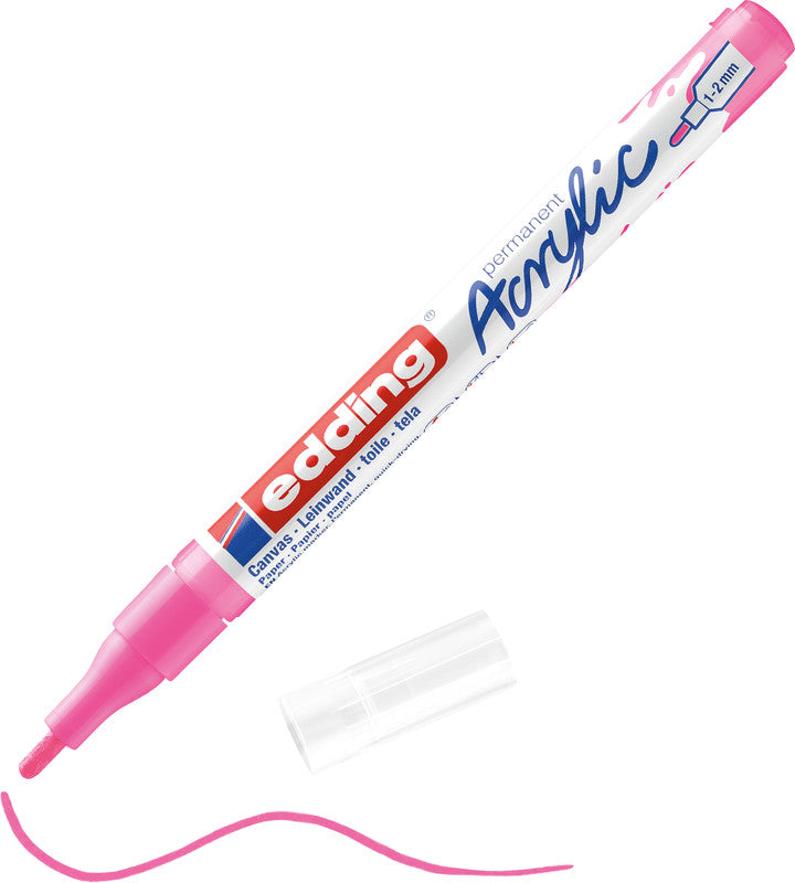 Edding Acrylmarker 5300  1-2mm neongelb - Bild 3