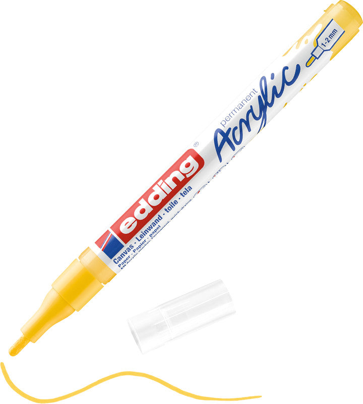 Edding Acrylmarker 5300  1-2mm neongelb - Bild 8
