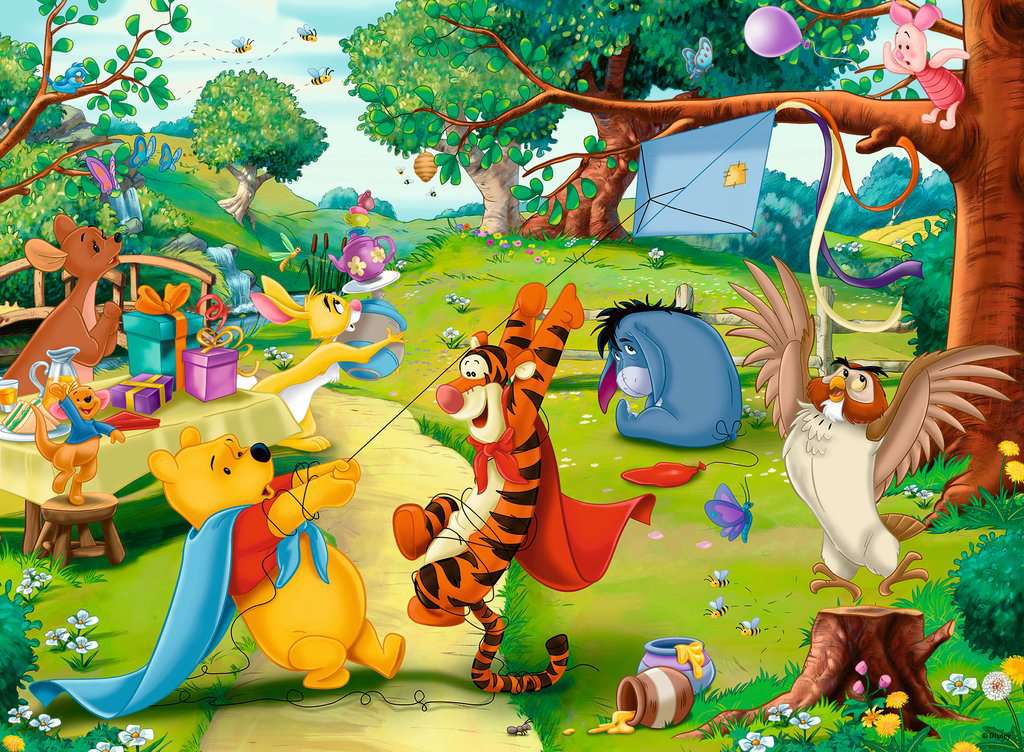 Puzzle 100 Teile Winnie Pooh Die Rettung 12.997 - Bild 2