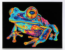 Diamond Painting Neon Baumfrosch