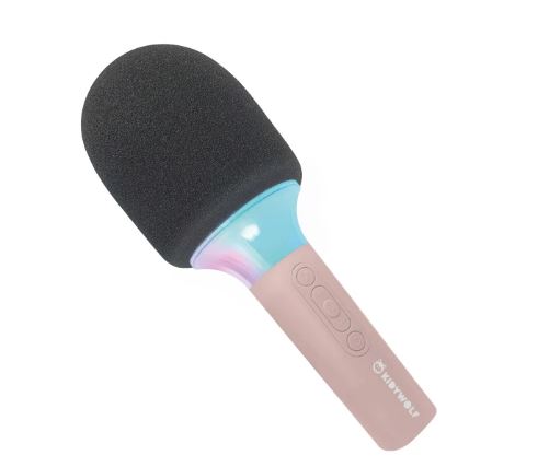 Mikrofon Bluetooth mit Licht rosa - Bild 1