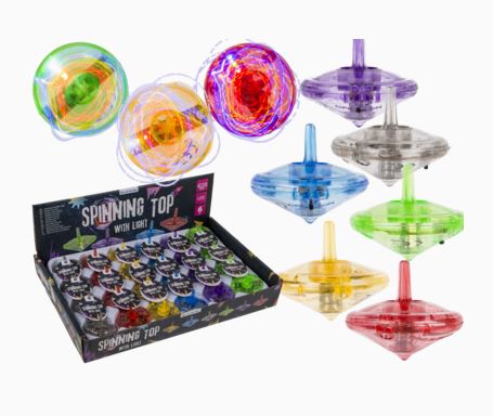 Kreisel mit LED (inkl. Batterie) & Ein-& Ausschalter - Bild 1