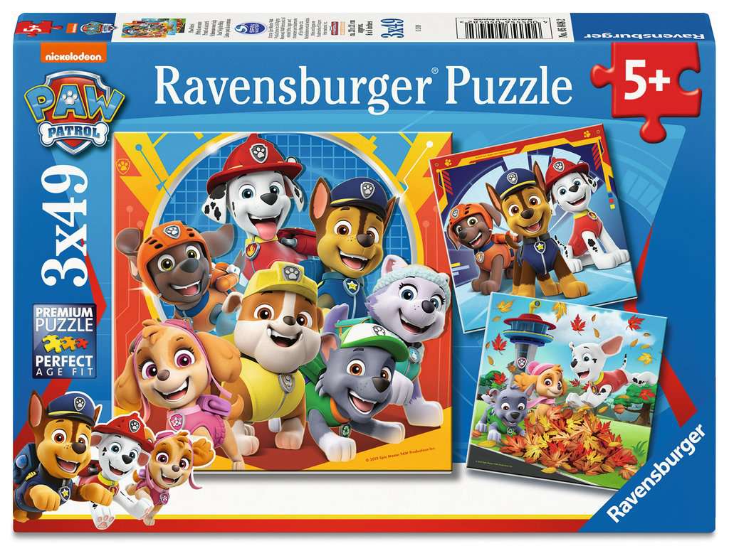 Puzzle Paw Patrol 3x49 Teile 05.048 - Bild 1