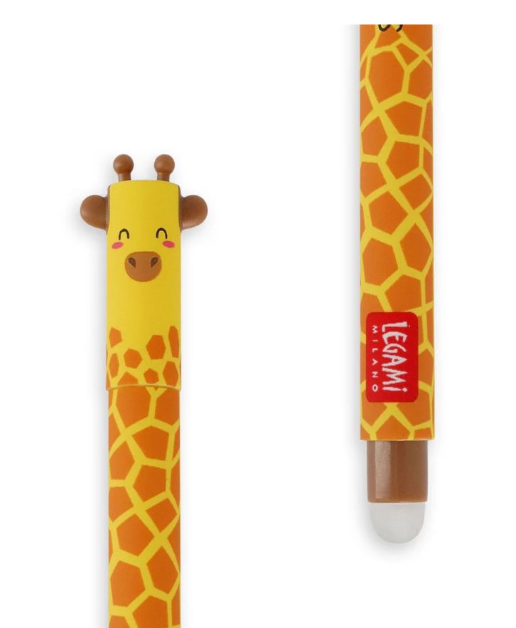 Legami Erasable Gel Pen Giraffe schwarz - Bild 3