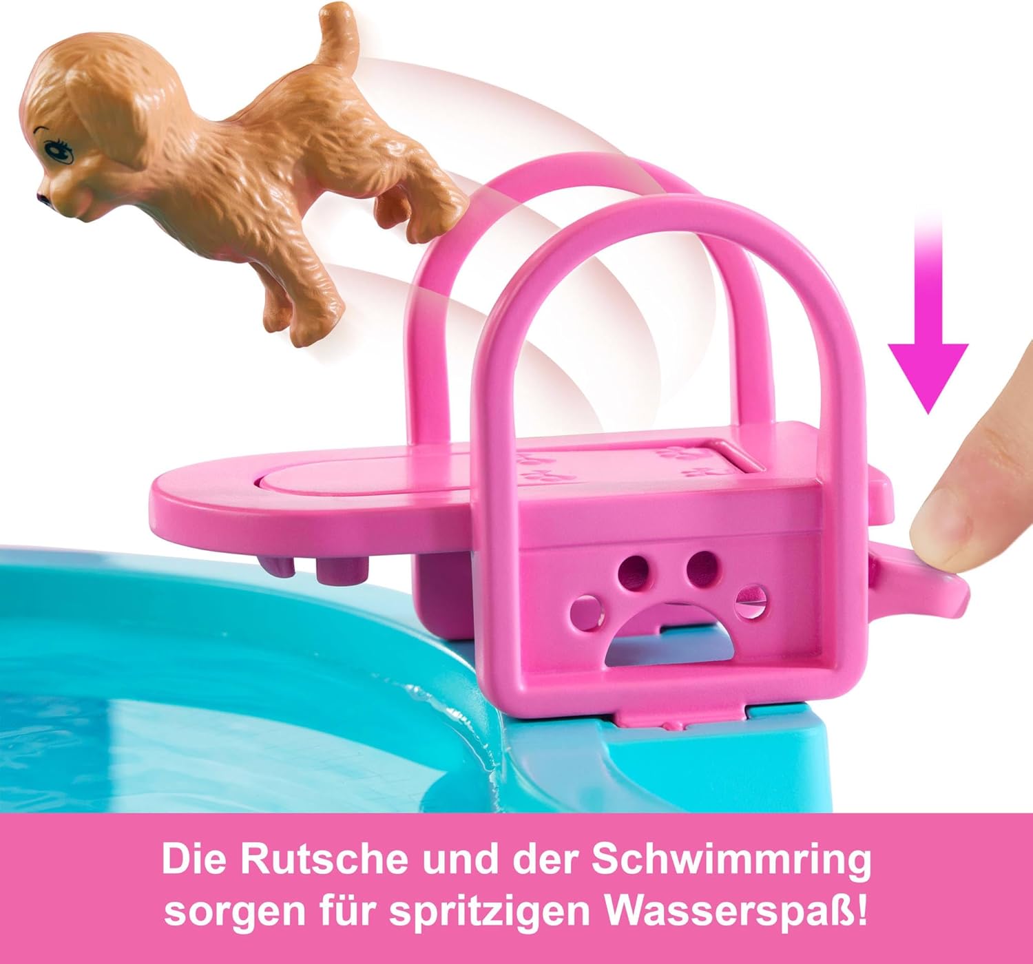 Barbie Traumpool Spielset mit Rutsche und Whirlpool - Bild 3