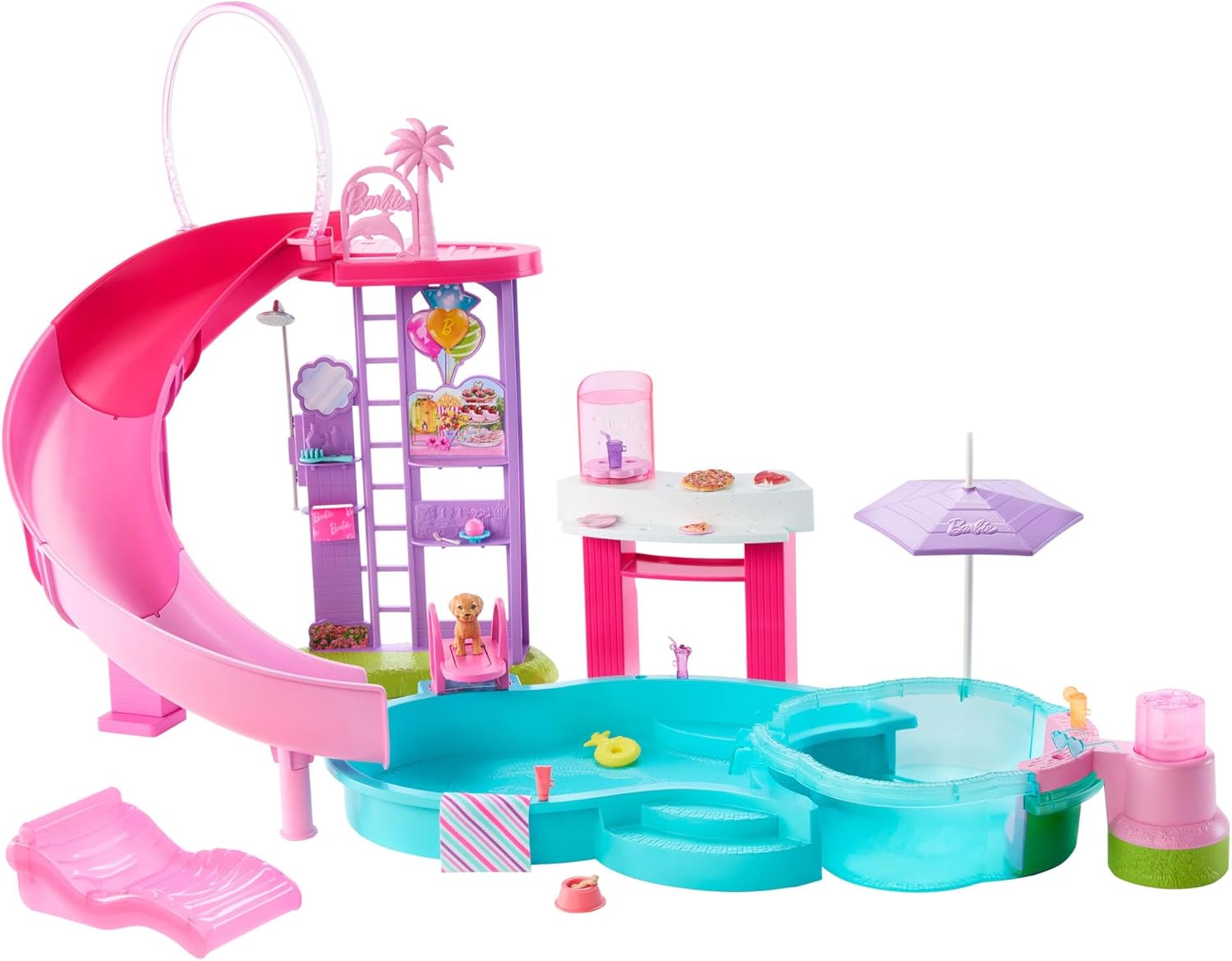 Barbie Traumpool Spielset mit Rutsche und Whirlpool - Bild 5