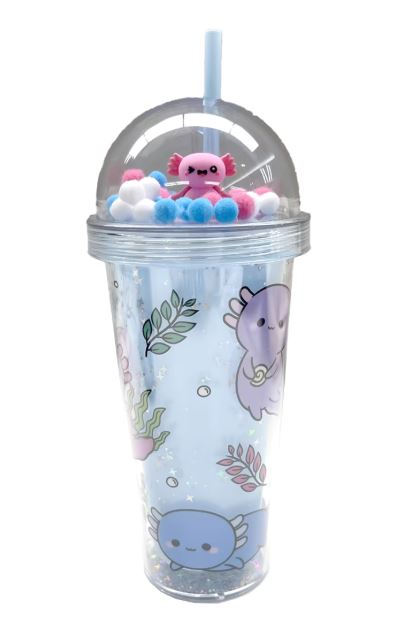 Kawaii Becher doppelwandig Axolotl - Bild 1