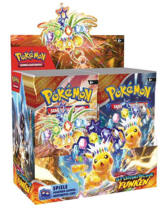 Pokémon  SV08 Stürmische Funken Booster - Bild 1