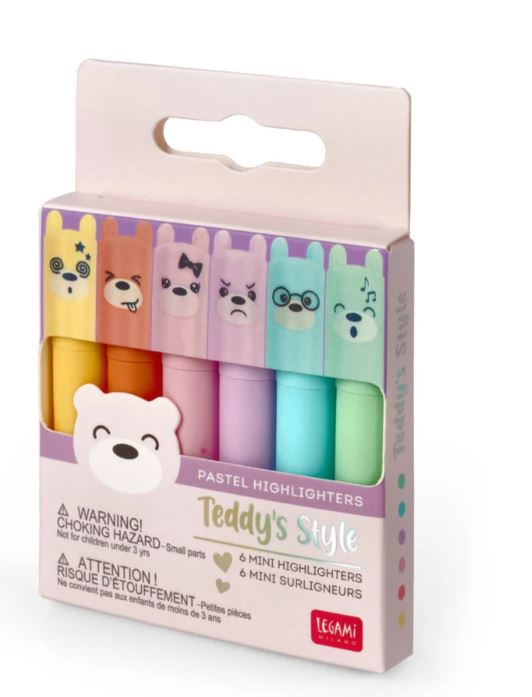 Textmarker Teddy's Style 6er Mini - Bild 8