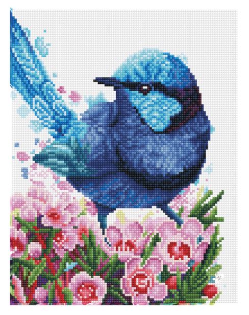 Diamond Painting Feenzaunkönig - Bild 1