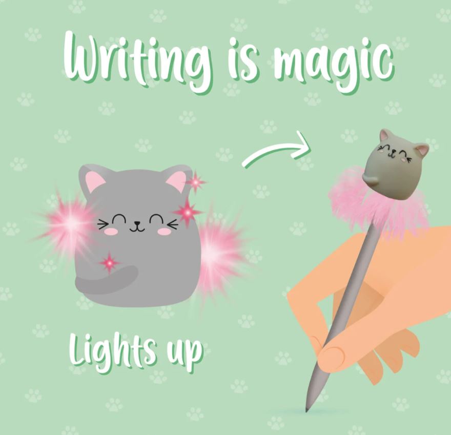 Kugelschreiber leuchtend Kitty - Bild 2