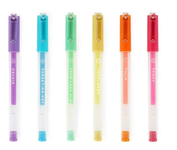 Legami 6er-Set Gelstifte in Pastellfarben - Spring is in the Air