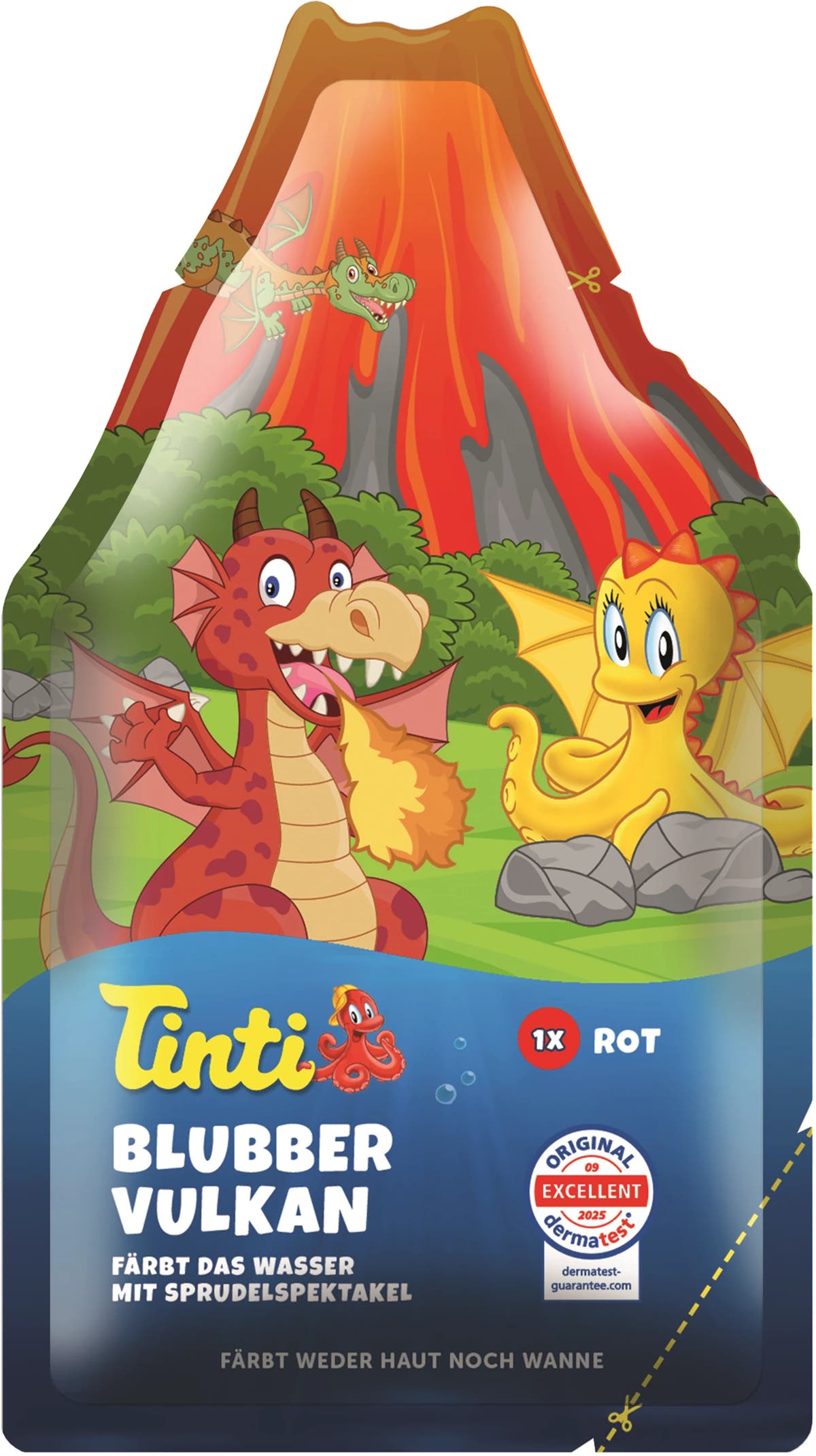 Tinti Blubber Vulkan Dino oder Drache Beutel - Bild 1