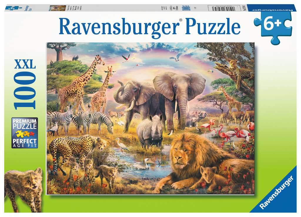 Puzzle 100 XXL Teile Afrikanische Savanne 13.284 - Bild 1