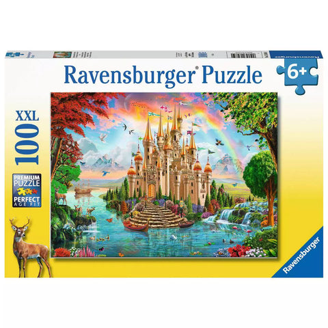 Verpackung Ravensburger Kinderpuzzle Märchenhaftes Schloss 100 XXL-Teile 13285