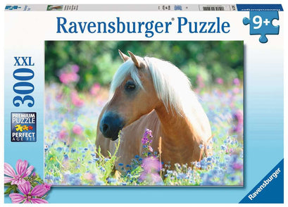 Puzzle 300 Teile Pferd im Blumenmeer 13.294