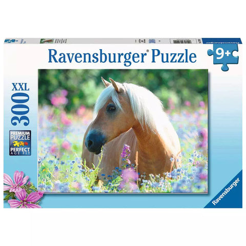 Verpackung Kinderpuzzle Pferd im Blumenmeer 300 XXL-Teile, Ravensburger 13294