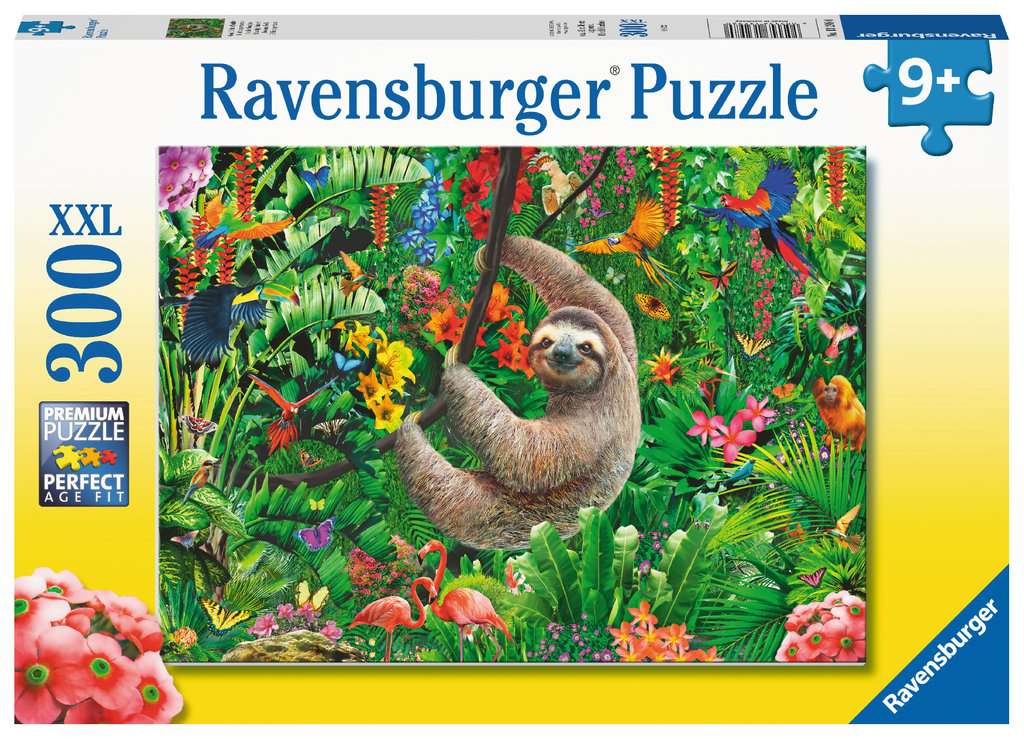 Ravensburger Puzzle 300 Teile XXL Gemütliches Faultier 13.298 - Bild 1