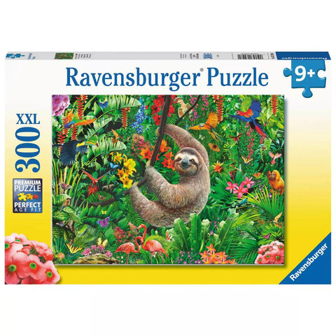Verpackung Ravensburger Puzzle Gemütliches Faultier, 300 XXL Teile