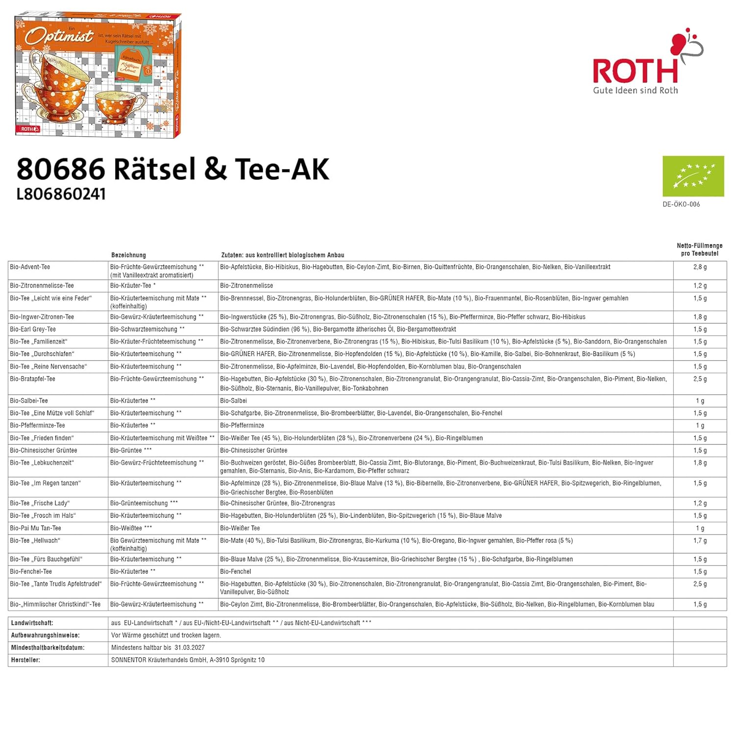 Adventskalender Rätsel & Tee - Bild 5