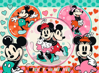 Puzzle 150 XXL Teile Unser Traumpaar Mickey und Minnie 13.325