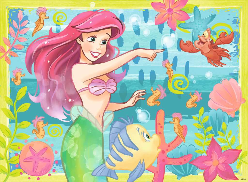 Puzzle 500 Teile Arielles Unterwasserparadies mit Dekosteinen 13.327 - Bild 2