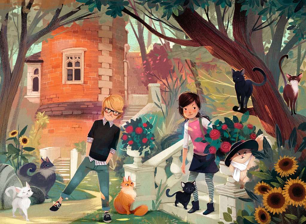Ravensburger Puzzle 300 Teile Die Katzenflüsterer Nova und Henry 13.330 - Bild 2