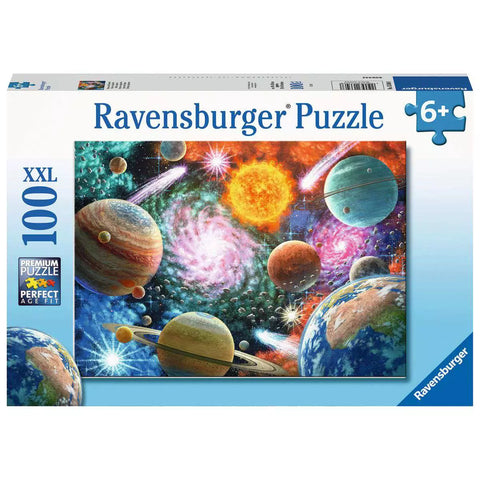 Verpackung Kinderpuzzle Sterne und Planeten 100 XXL von Ravensburger