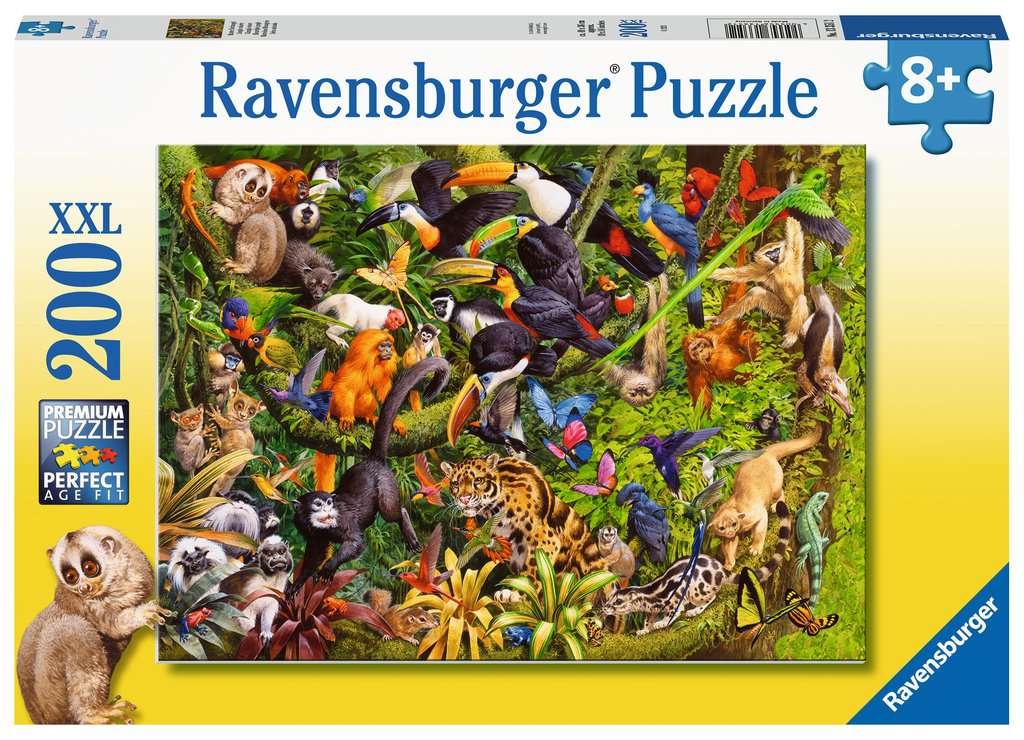 Puzzle 200 Teile Bunter Dschungel 13.351 - Bild 1