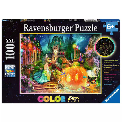 Verpackung Ravensburger Leuchtpuzzle Tanz um Mitternacht 100 XXL 13357