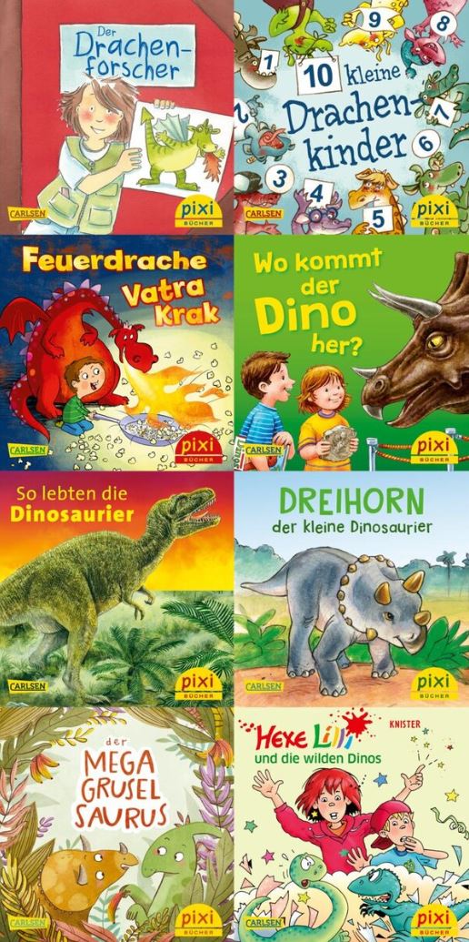 Pixi Büchlein Serie 279 Dinos und Drachen - Bild 1