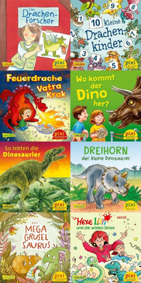 Pixi Büchlein Serie 279 Dinos und Drachen
