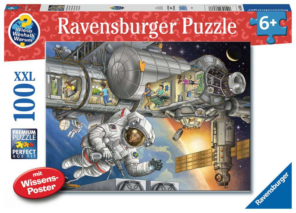 Puzzle 100 Teile WWW Auf der Weltraumstation 13.366 - Bild 1