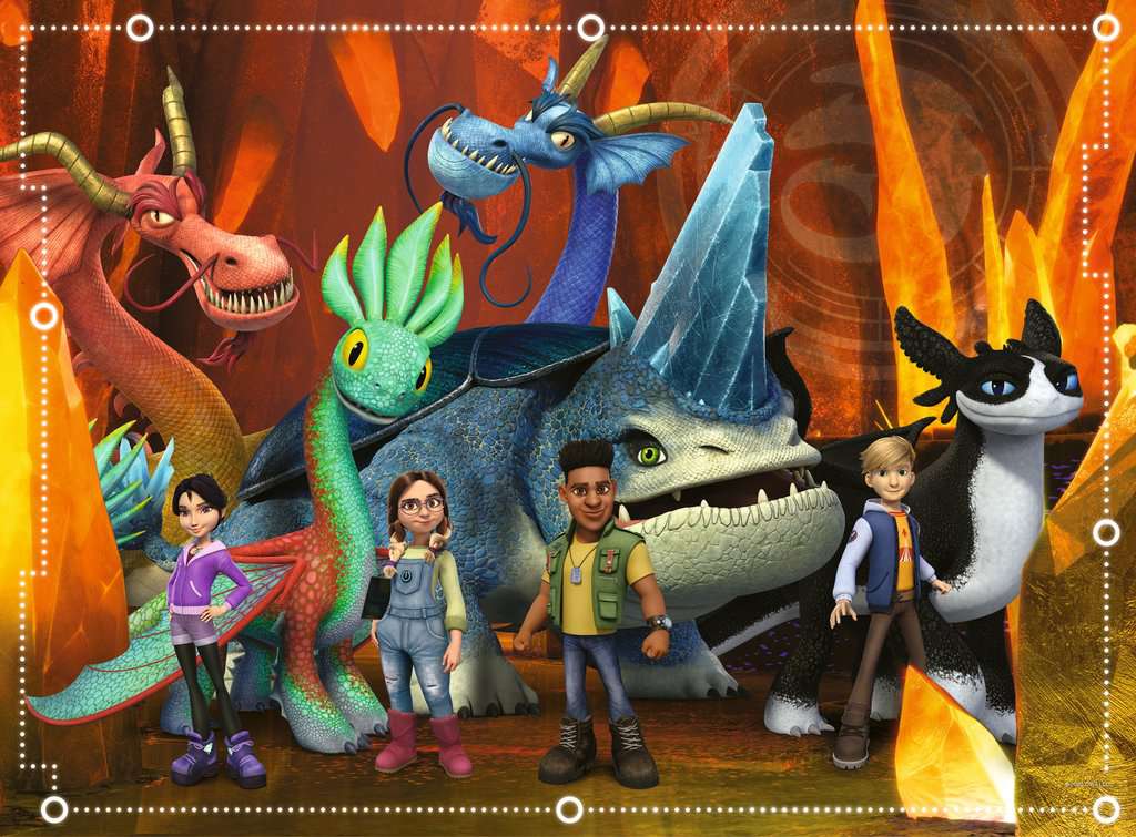 Puzzle 100 Teile Dragons: Die 9 Welten 13.379 - Bild 2