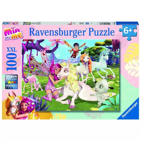 Verpackung Ravensburger Kinderpuzzle Mia and me Wahre Einhorn-Freundschaft 13388