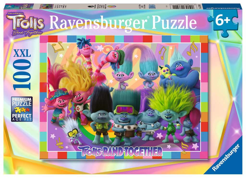 Puzzle 100 Teile Trolls 3 13.390 - Bild 1