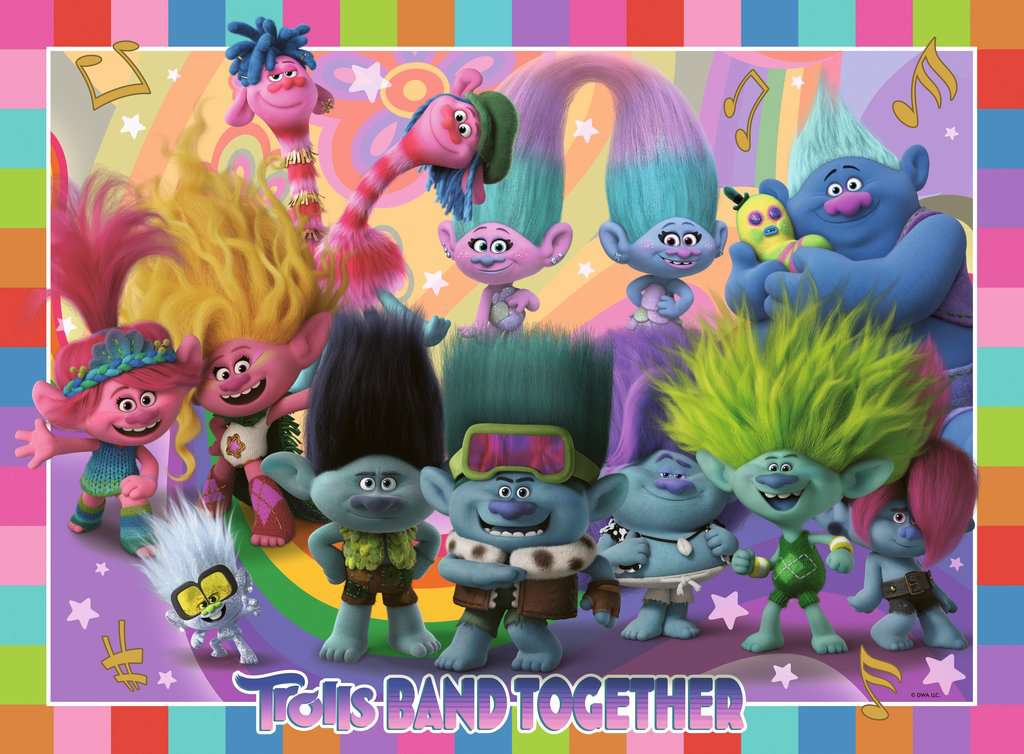 Puzzle 100 Teile Trolls 3 13.390 - Bild 2