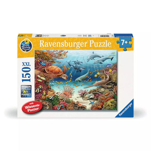 Verpackung Puzzle Wieso? Weshalb? Warum? Meerestiere am Korallenriff 150 XXL