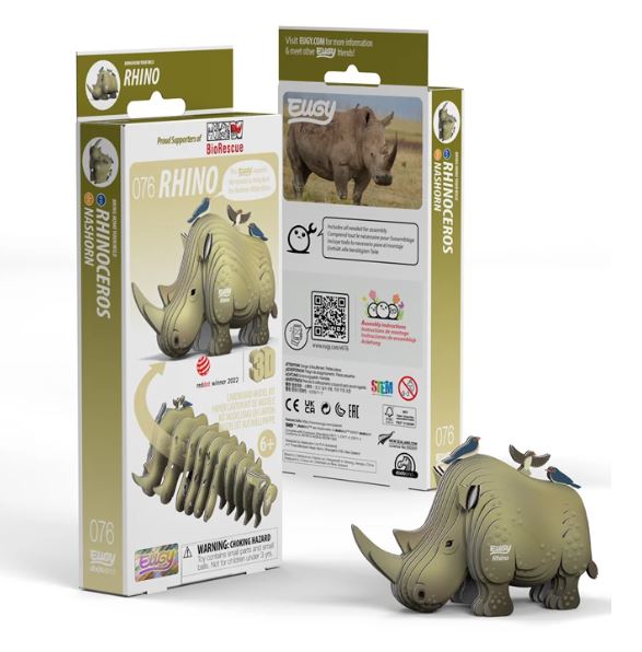 3D Bastelset  Nashorn - Bild 1