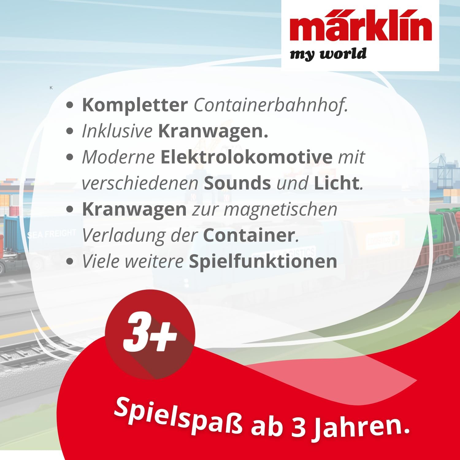 Märklin H0 my world Containerlogistik Starpackung - Bild 8