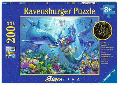 Puzzle 200 Teile Leuchtendes Unterwasserparadies 13.678