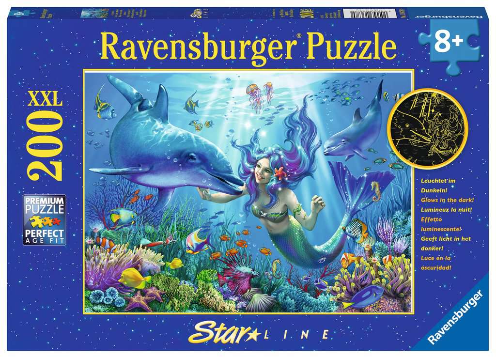Puzzle 200 Teile Leuchtendes Unterwasserparadies 13.678 - Bild 1