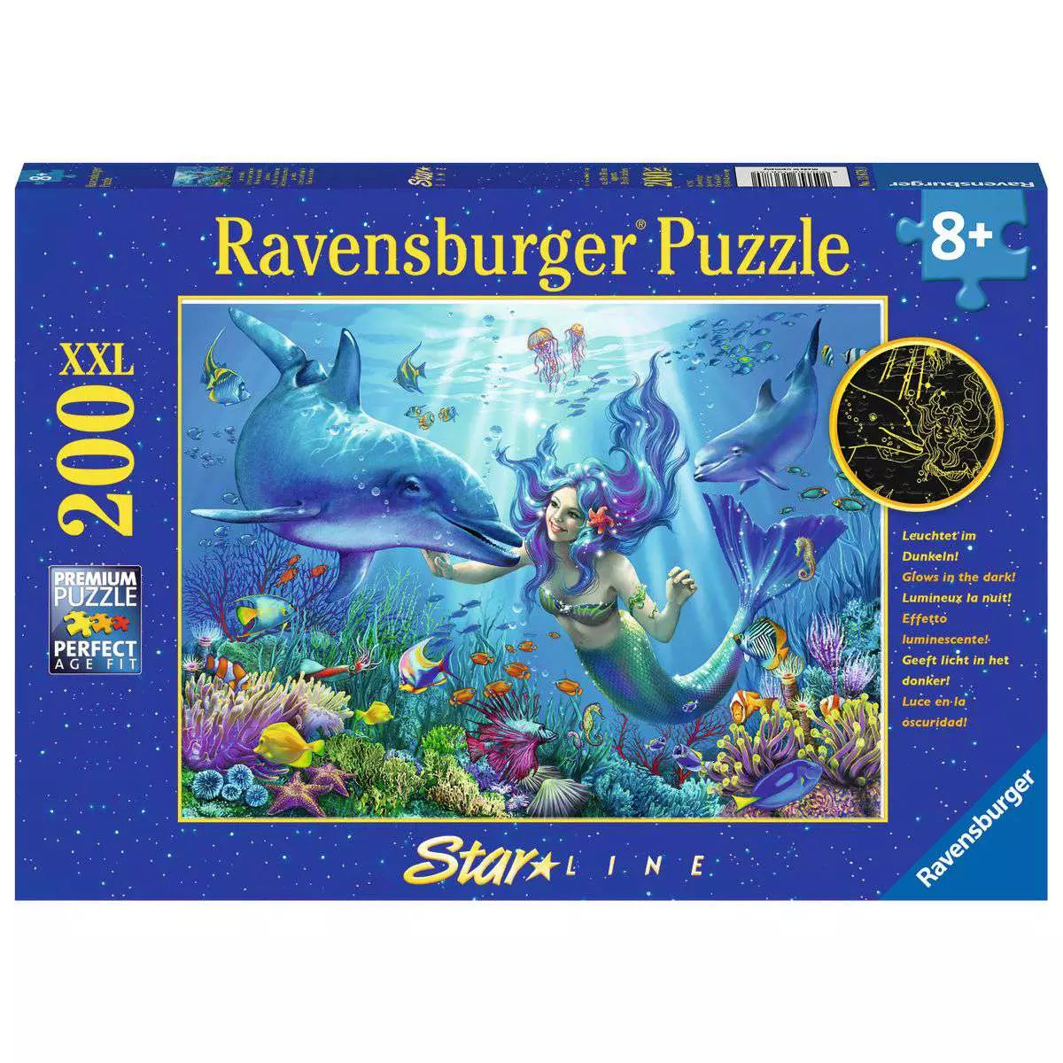 Puzzle 200 Teile Leuchtendes Unterwasserparadies 13.678 - Bild 1