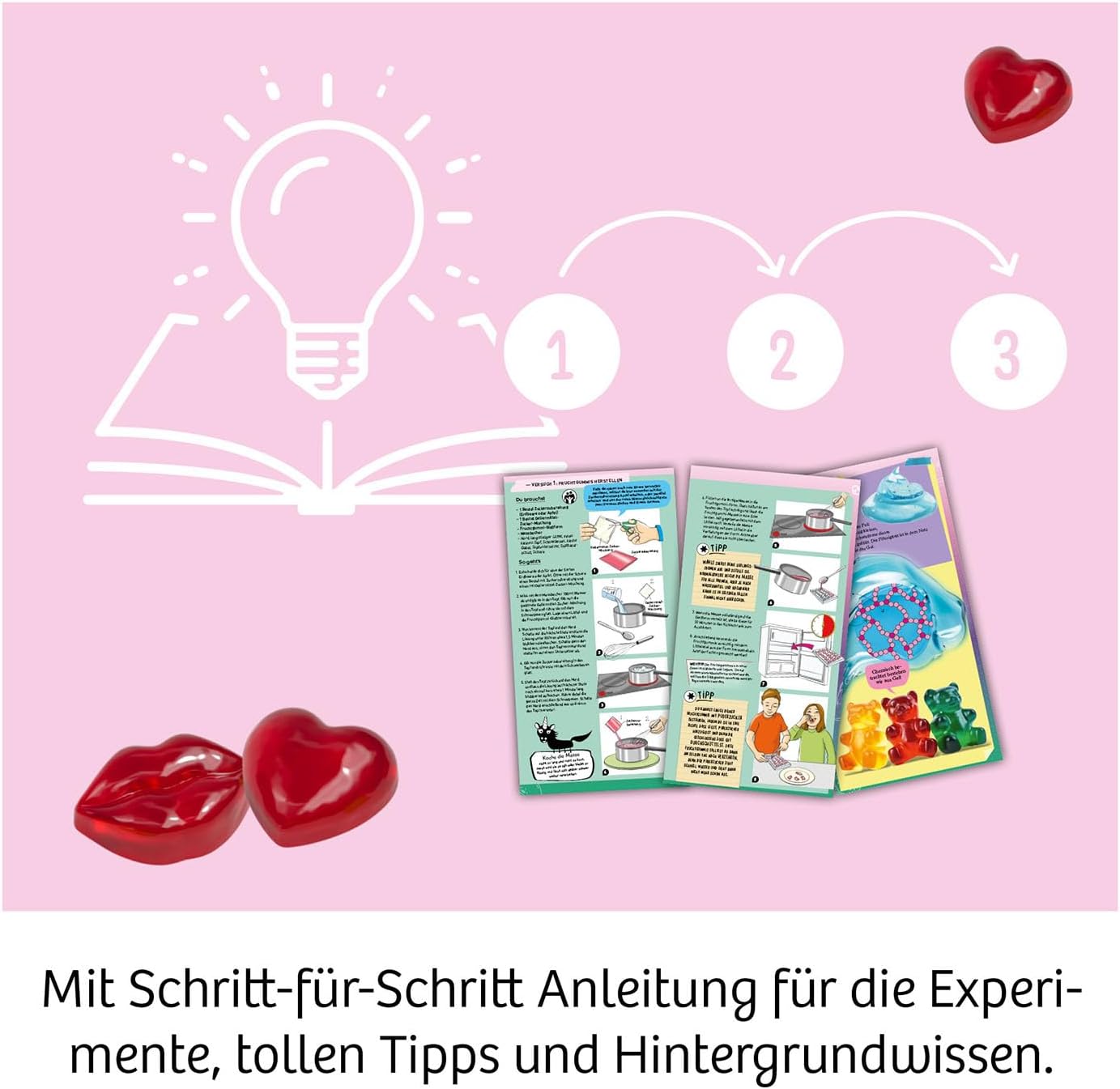 Kosmos Fun Science Fruchtgummi-Labor Love & Hearts - Bild 2