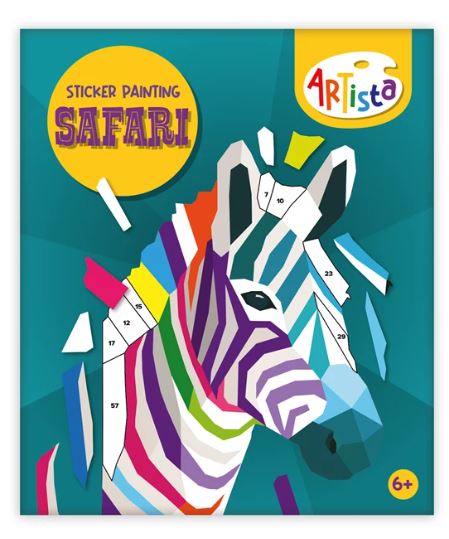 Sticker Painting Buch Safari - Bild 1