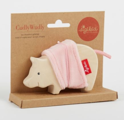 Holztier Schwein Cudly Wudly - Bild 2