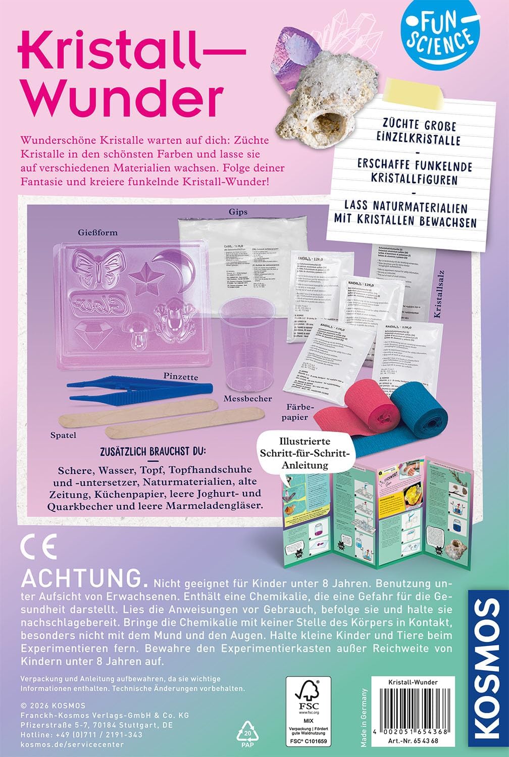 Kosmos Fun Science Kristall - Wunder - Bild 5
