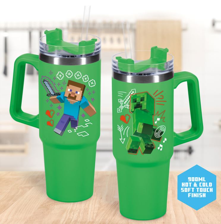 Minecraft Green Tavel Cup 900ml - Bild 2