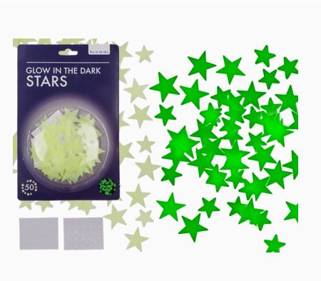 Leuchtsterne – 50-teiliges Set auf Blisterkarte - Bild 1